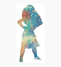 Character Inspired Silhouette Photographic Print