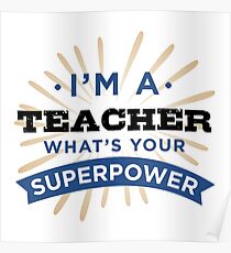 super teacher posters redbubble