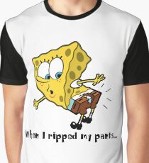 Spongebob when I ripped my pants Graphic T-Shirt