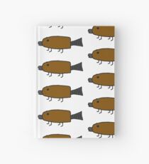 goofy platypus Hardcover Journal