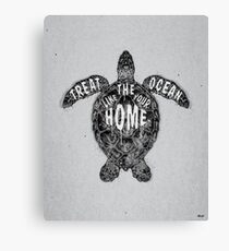 OCEAN OMEGA (MONOCHROME) Canvas Print