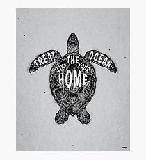 OCEAN OMEGA (MONOCHROME) Fotodruck