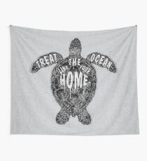 OCEAN OMEGA (MONOCHROME) Wall Tapestry