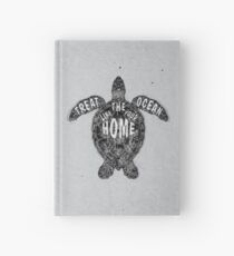 OCEAN OMEGA (MONOCHROME) Hardcover Journal