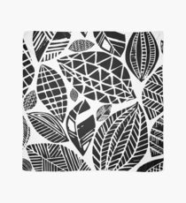 Geometrischer Naturdruck / kleine geometrische Blätter Tuch