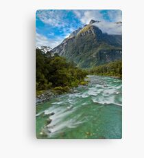Tutoko River - Fiordland - New Zealand Canvas Print