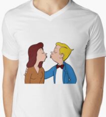 Still from Cartoon film "A Story of Recovery" Men's V-Neck T-Shirt
