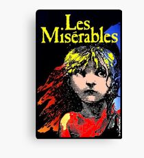 Lienzo LES MISERABLES: Impresión publicitaria coloreada restaurada