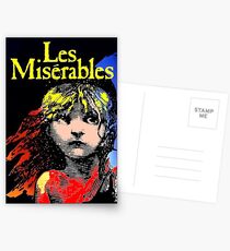 LES MISERABLES: Restored Colorized Advertising Print Postcards