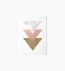 Geometric textures triangles Art Board