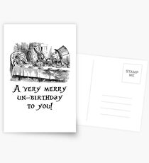 Ein sehr fröhlicher Un-Geburtstag! Postkarten