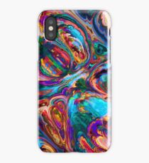 Liquid Abstract Flowing Swimming Intense Colors iPhone Case