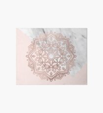 Lámina de exposición Serie Vogue - mandala de oro rosa