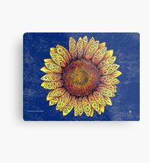 Lámina metálica Girasol Swirly