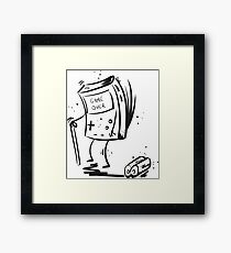Game Over game boy Framed Print