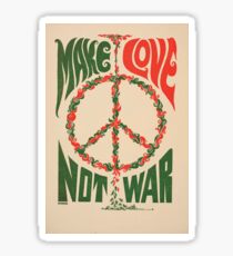 MAKE LOVE NOT WAR Sticker
