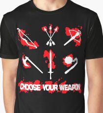 Camiseta gráfica Elije tu arma