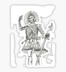 Warrior Battle Armour Skull Time Sticker