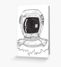 Space Man Greeting Card