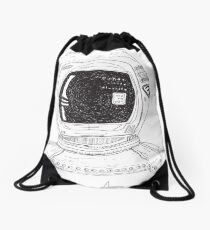 Space Man Drawstring Bag