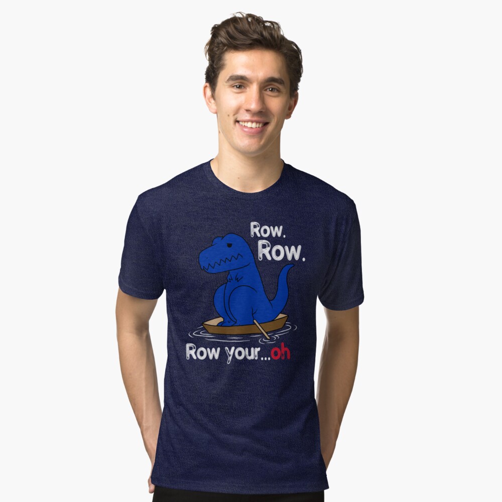 t rex row your boat shirt