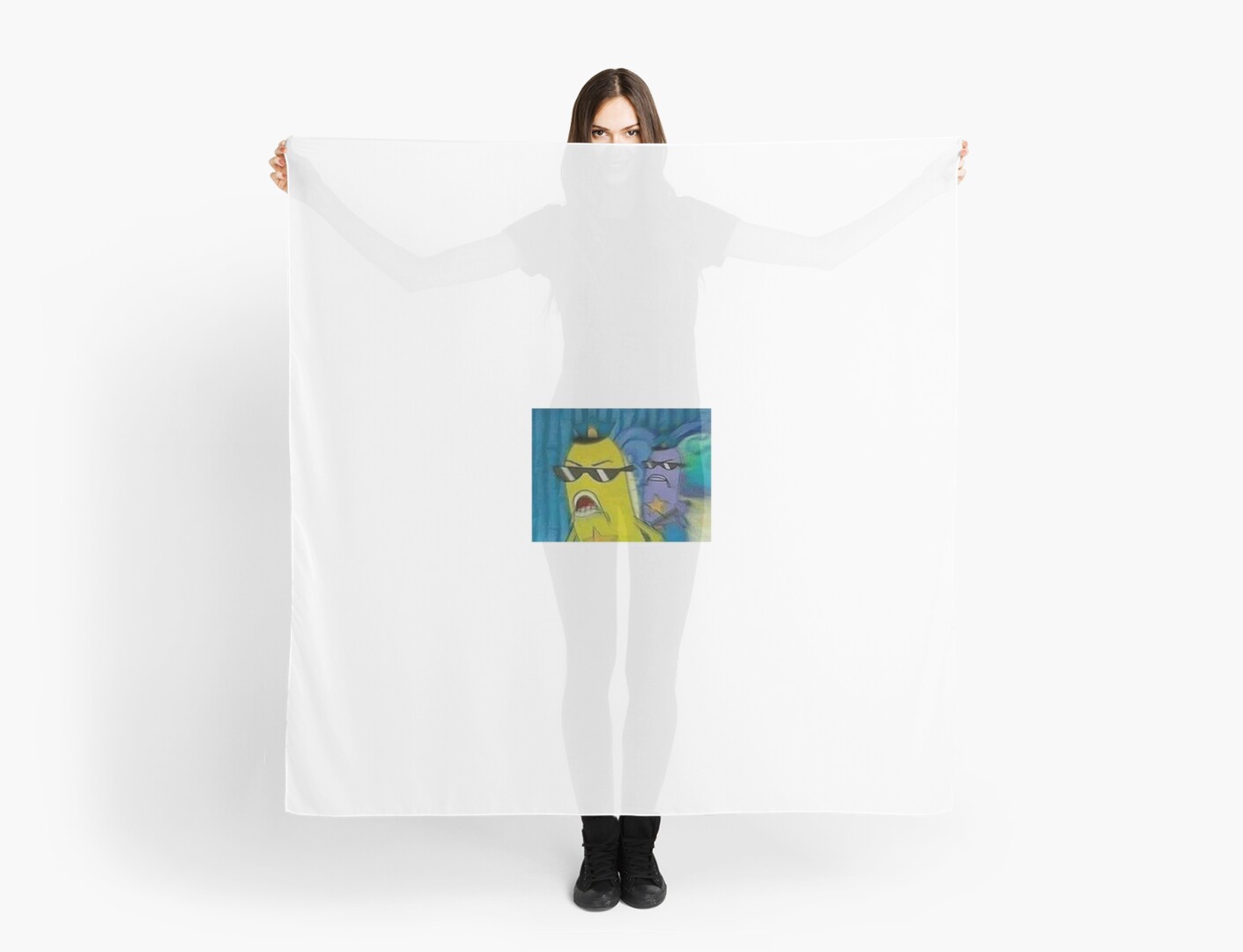 Spongebob Cops Police Meme Scarves By Grufalo Redbubble