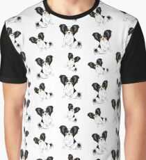 Papillons Everywhere - Tricolor Graphic T-Shirt