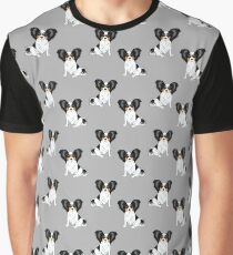 Papillon Duo Tricolor Graphic T-Shirt