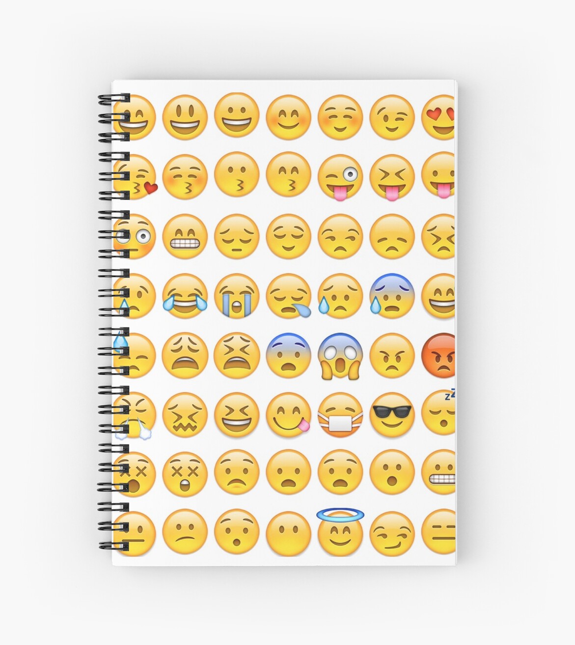 "EMOJI" Spiral Notebook by forbiddngoods Redbubble