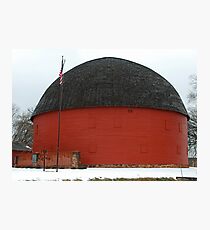 Round Barn - Arcadia Oklahoma Photographic Print