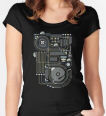 Camiseta entallada de cuello redondo Circuito 02