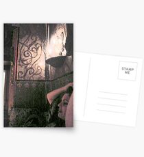 Alateia relaxing at the cafe : photograph Postcards
