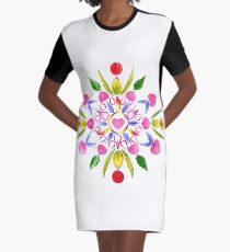 Amitabha Heart Graphic T-Shirt Dress