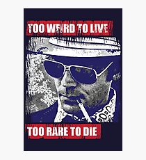 Gonzo Hunter S Thompson Photographic Print