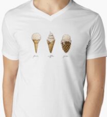 Ice-Cream Cones Men's V-Neck T-Shirt