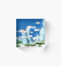Milky Sky Acrylic Block