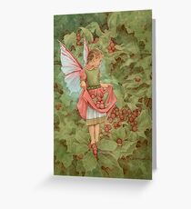 Holly Greeting Card