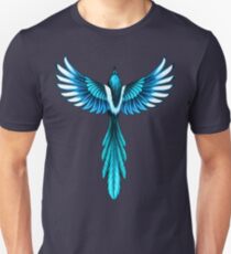 Magpie Bird in Flight Unisex T-Shirt