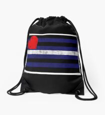 "Leather Pride Flag" Leather BDSM LGBT Kink Drawstring Bag