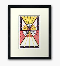 Red and yellow Framed Print