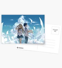 your lie in april Postcards