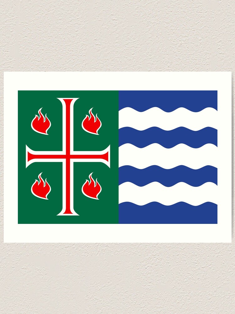 &ldquo;Flag of Mayaguez, Puerto Rico&rdquo; Art Print by Tonbbo | Redbubble