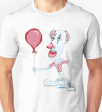 Circus Clown w. Red Ballon Unisex T-Shirt