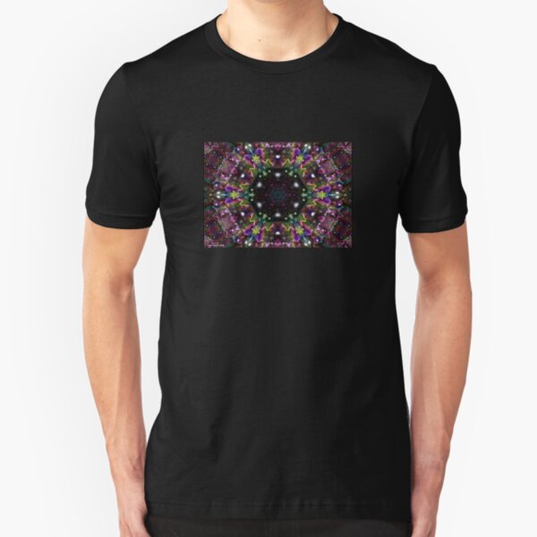 Water Kaleidoscope4 Slim Fit T-Shirt