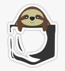 Sloth Pocket Sticker