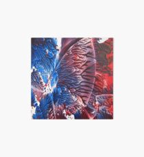 Blue Red Abstract Art Board