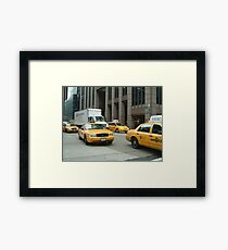Taxi Framed Print