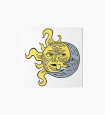 Küssende Sonne und Mond Galeriedruck