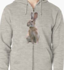 Hase Hoodie mit Reißverschluss