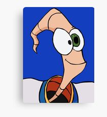 Earthworm Jim Canvas Print